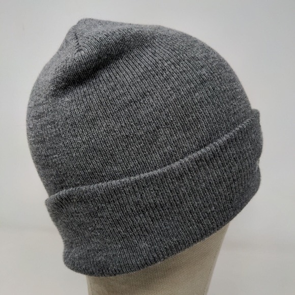 Kixor Herbicide Men's Knit Beanie Hat Cap Gray 100% Acrylic Embroidered Logo - Picture 6 of 11